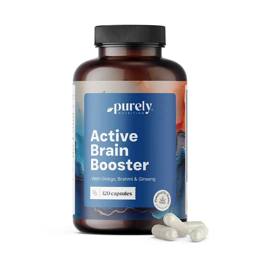 Aktiver Gehirn-Booster - Unterstützung der kognitiven Funktionen.