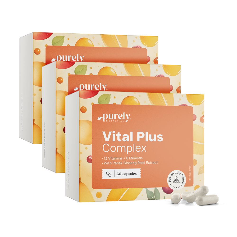 Vital Plus Complex - Multivitamine und Mineralien mit Ginseng
