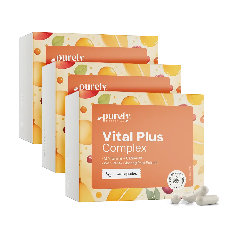 Vital Plus Complex - Multivitamine und Mineralien mit Ginseng