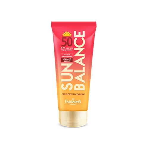 Sonnenschutzcreme für das Gesicht.