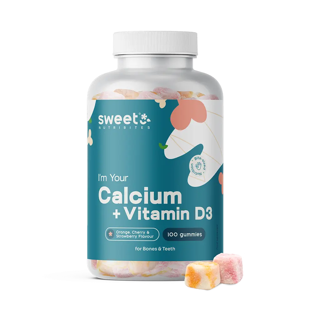 Kalzium und Vitamin D3 Bonbons.