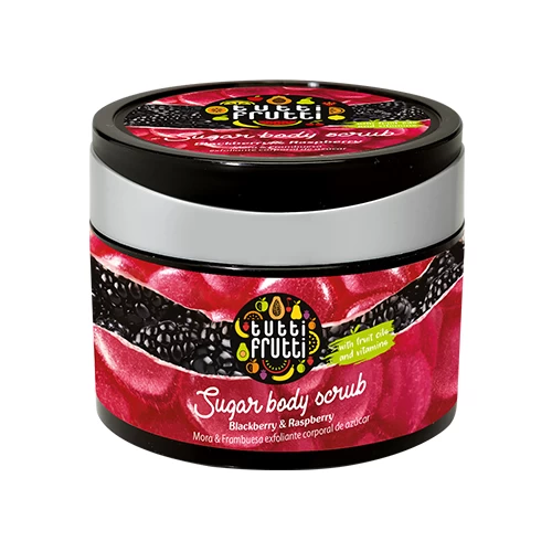 Zuckerpeeling für den Körper - Brombeere & Himbeere.