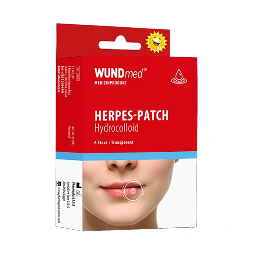 Pflaster für Herpes, 6 Stück.