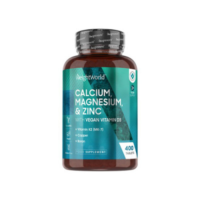 Calcium, Magnesium und Zink mit veganem Vitamin D3